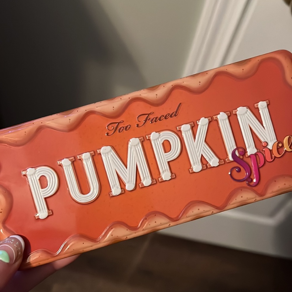 Almost New Too Faced Pumpkin Spice Eyeshadow Palette
